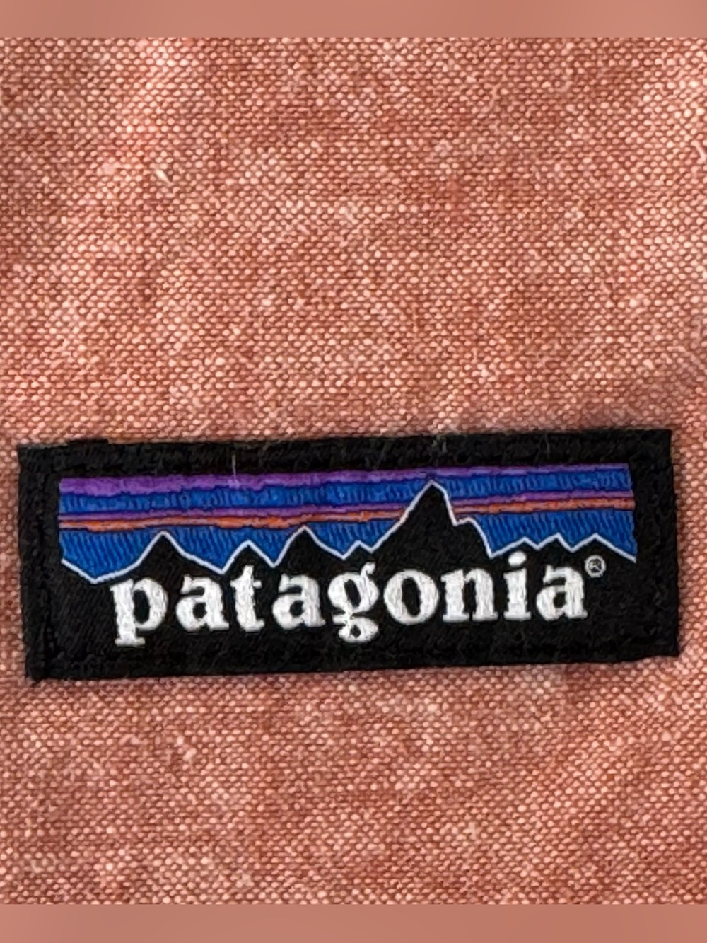 Patagonia Baggies Naturals Shorts XXL Chambray Quartz Coral Organic Cotton Hemp - Picture 5 of 10